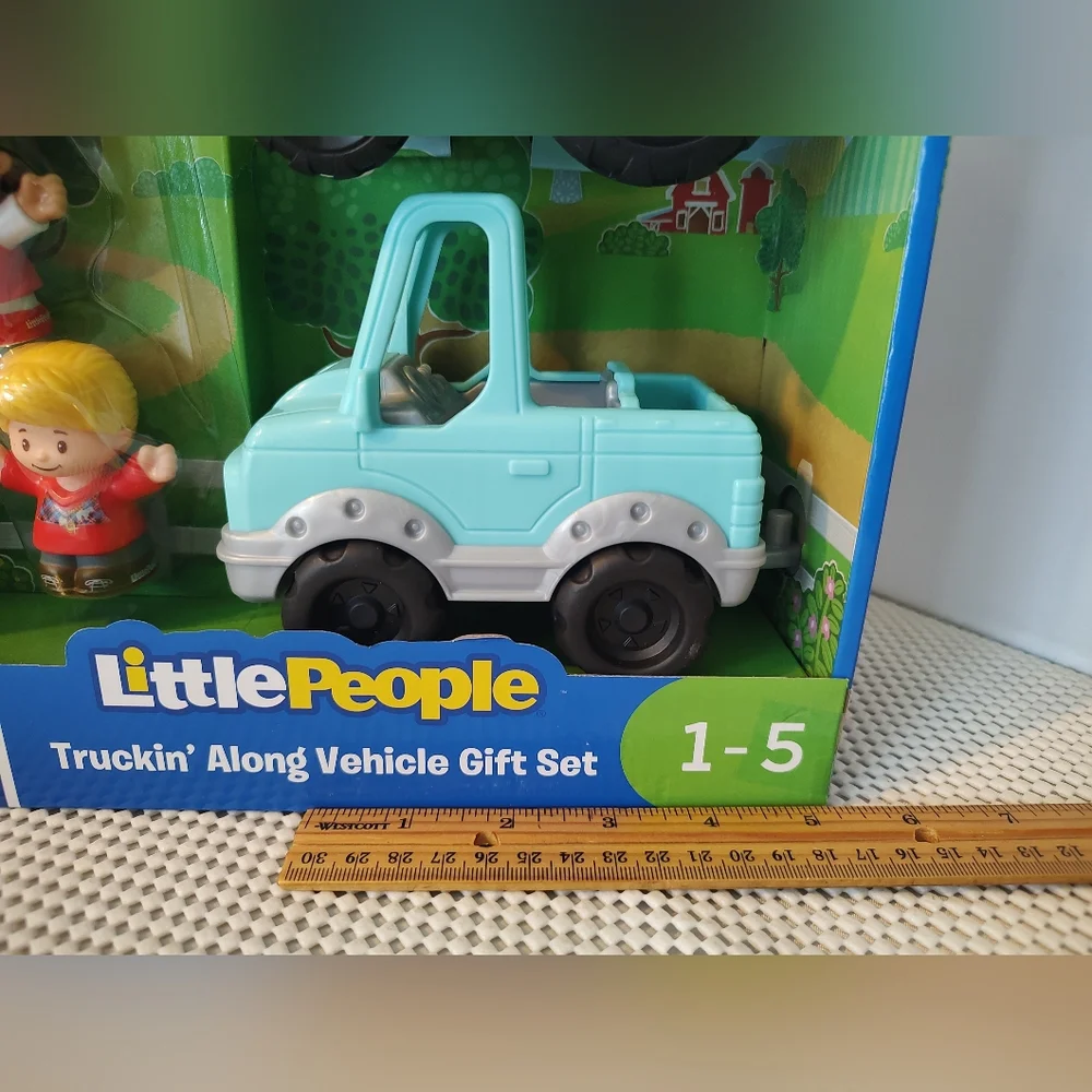 Little People Truckin' Along Vehicle Gift Set NWT Fisher Price